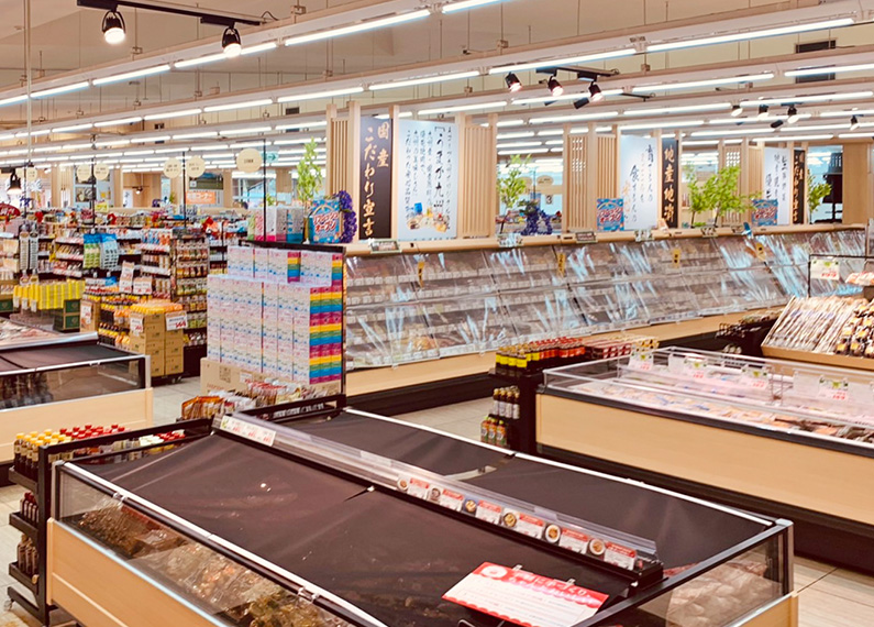 臼杵市スーパーマーケットさま　店舗改装・内装・リニューアル工事